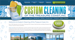 Desktop Screenshot of customcleaningtc.com